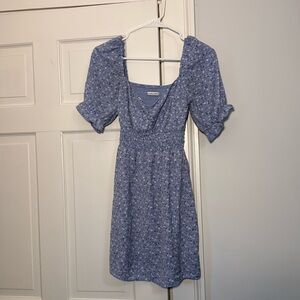 Abercrombie Floral Puff Sleeve Dress - S